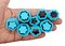 Small Flowers Clay Cutter Set, 8 pc, Outlines with Centers, Adorabilities